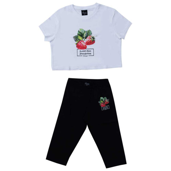 Target Παιδικό σετ Girl's Crop Top & 3/4 Leggings Single Jersey Set "Shine" Target Παιδικό σετ Girl's Crop Top & 3/4 Leggings Single Jersey Set "Shine"